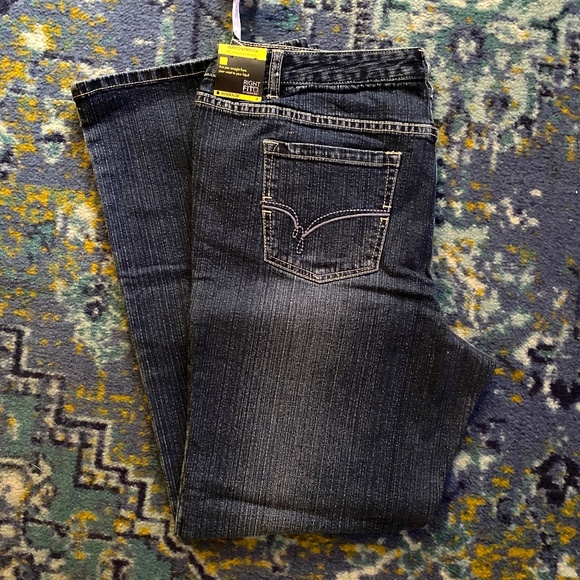 Fashion Bug Womens Rodeo Stretch Boot Cut Jeans Plus Size 4 Average 38" Waist - Picture 1 of 5